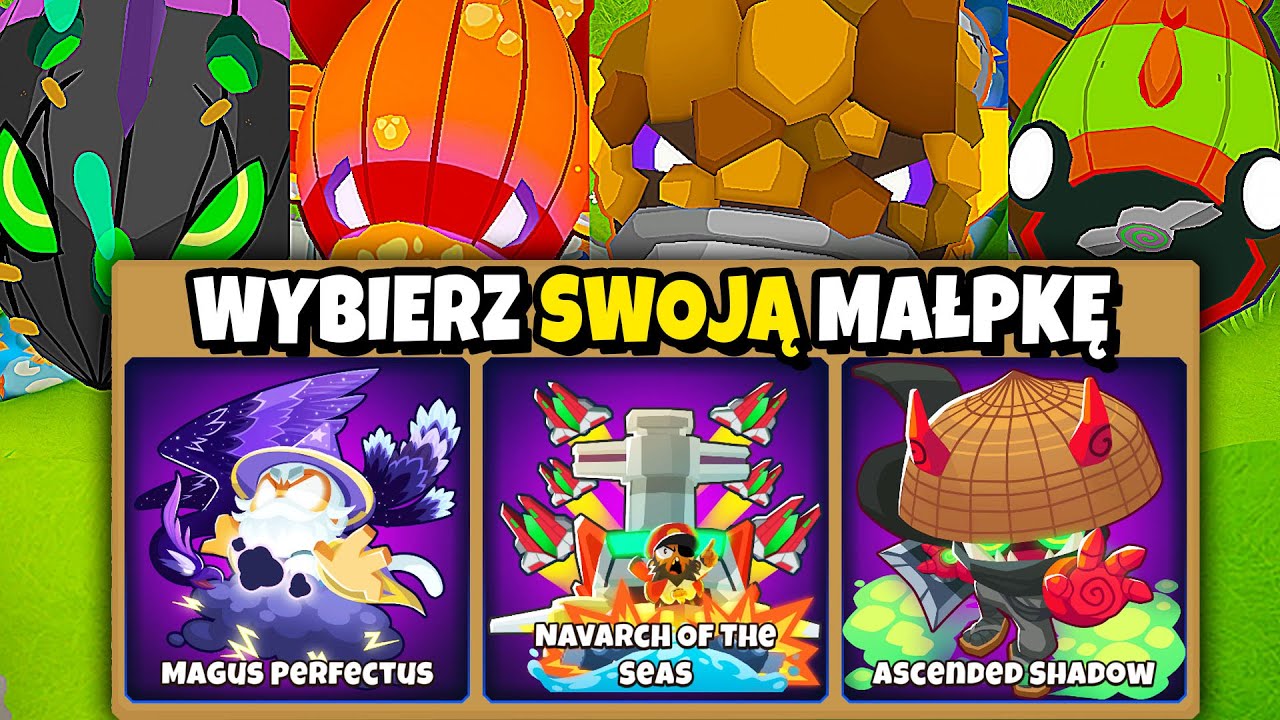 WYBIERZ SWOJĄ MAŁPKĘ vs WSZYSTKIE BOSSY - OSTATECZNE STARCIE w BLOONS TD 6