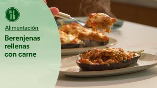 Berenjenas rellenas de carne al horno