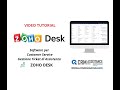 ZOHO DESK Software per Customer Service Ticketing Video Tutorial