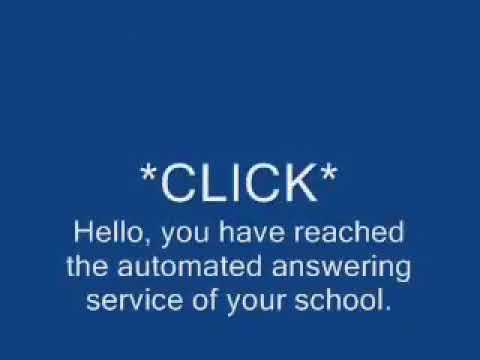 Automated answering service for your school