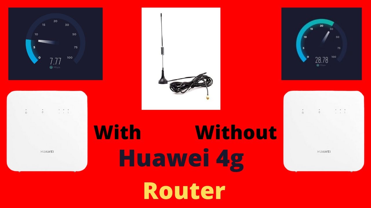 Huawei 4g Router 2s B312-926 || Internet Speed Test || External Antenna ...