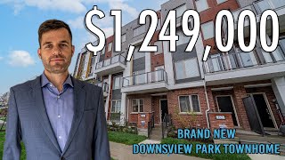 Touring a BRAND NEW Downsview Park Townhome