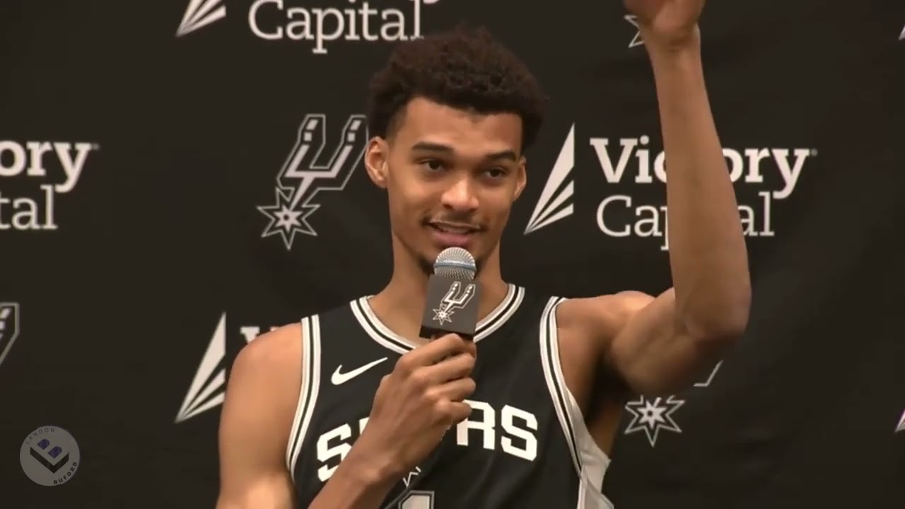 Victor Wembanyama Speaks On Second Season W Spurs, Coach Pop, Chris Paul & More