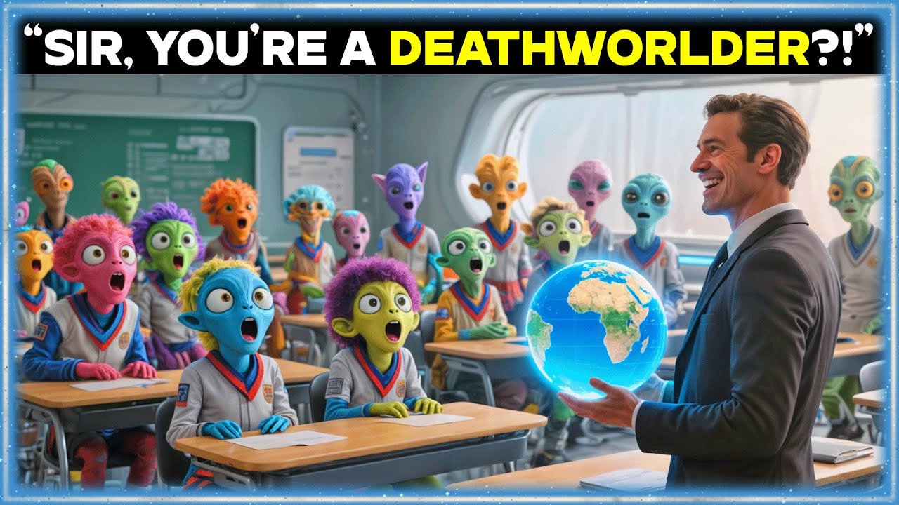 Класс смеялся над «глупыми людьми», не подозревая, что их профессор с Земли | Лучшие истории HFY