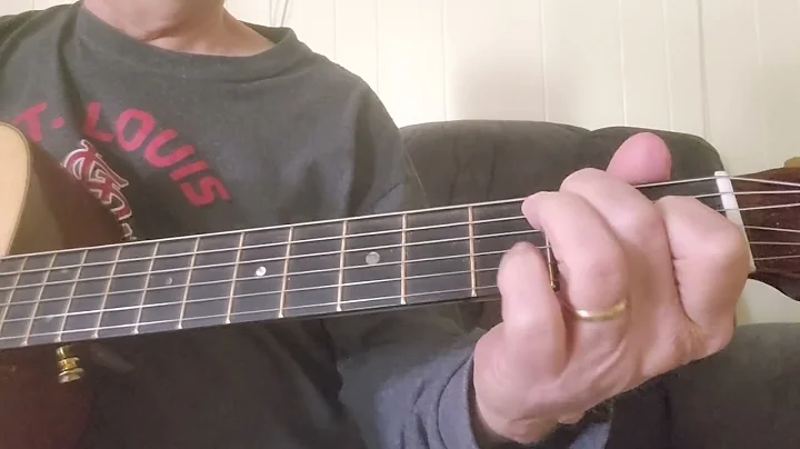 Lesson #2 Nobody Knows You chord changes in C