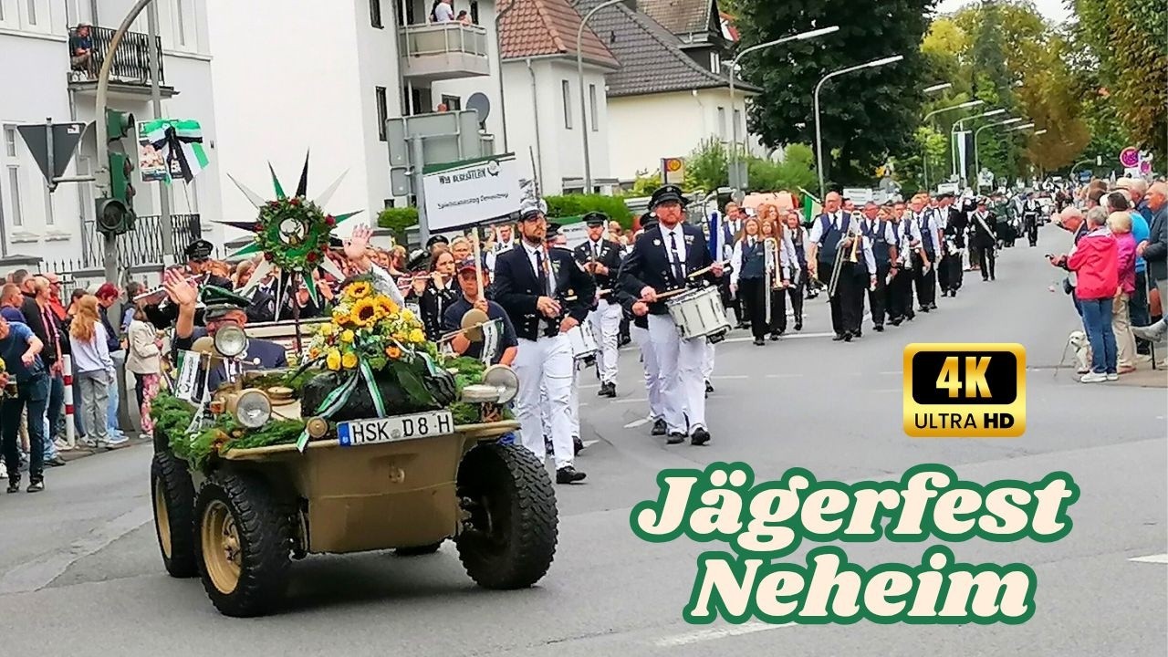 Jägerfest Neheim / Arnsberg Festumzug Parade Schützen August 2025