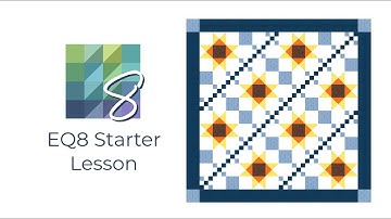 How to Design Your First Quilt in Electric Quilt 8 (EQ8) Software