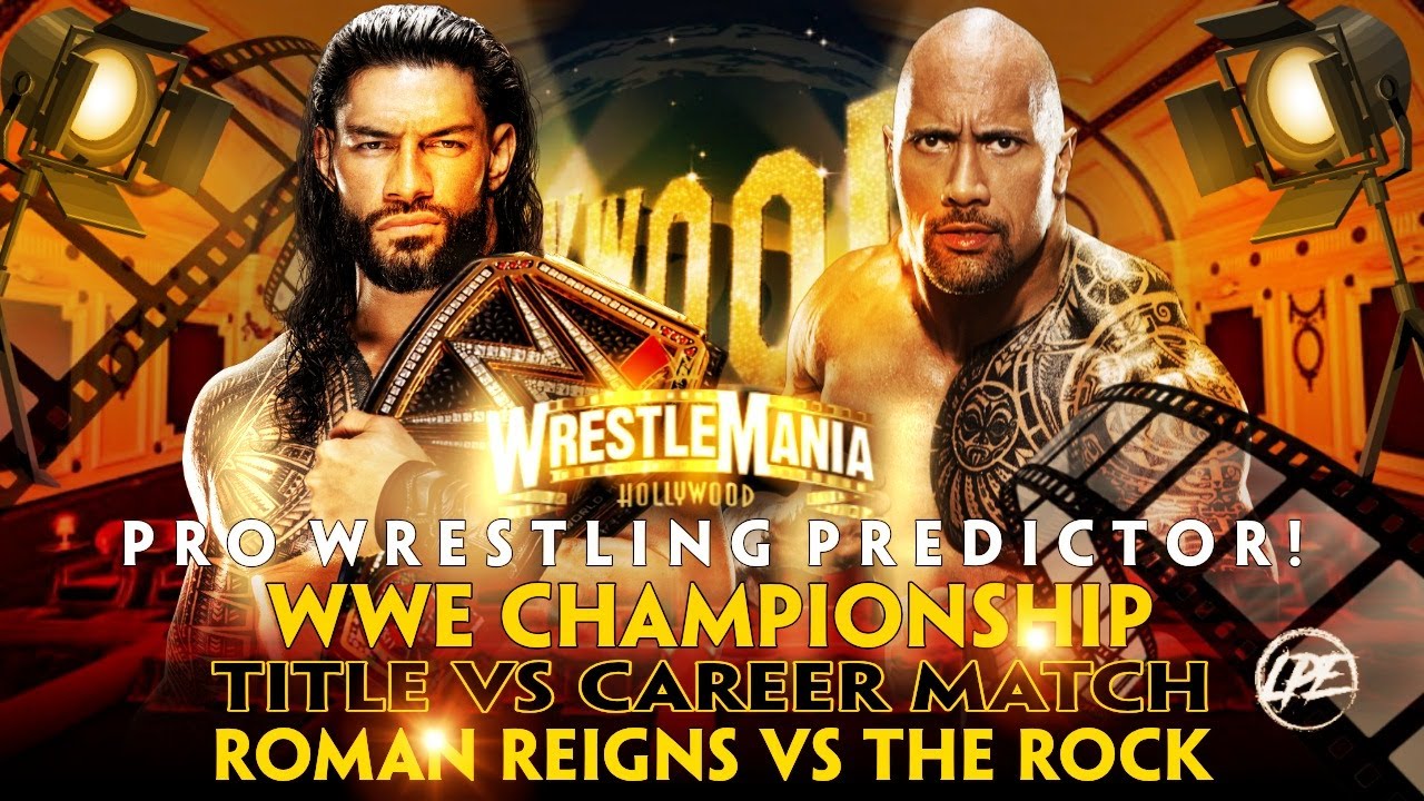 Wwe Wrestlemania 39 Match Card Template 