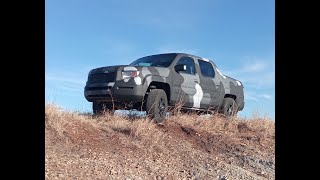 07 Honda Ridgeline lift and wheel well clearancing for 31'' tires. PT.1