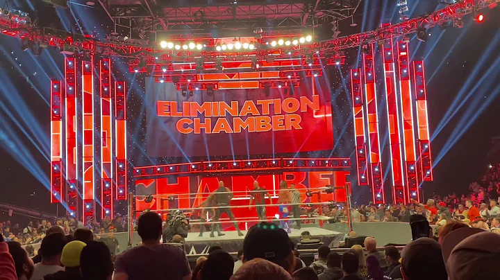The Undertaker surprise appearance at Elimination Chamber 2020 *ROW 12
