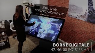 Borne digitale 43, 49, 55 pouces HD