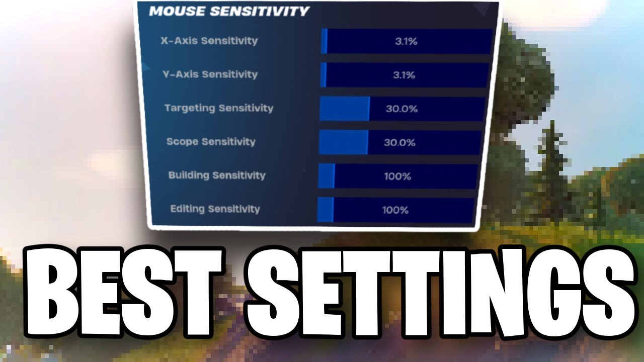 2025 UPDATED BEST FORTNITE SETTINGS!
