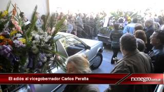 Roca: El adiós al vicegobernador Carlos Peralta