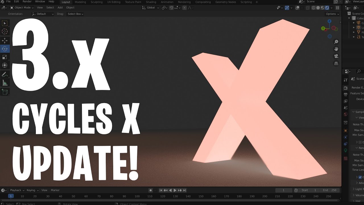 Blender 3.x - CYCLES X Update!