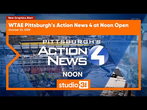 WTAE Pittsburgh S Action News 4 At Noon Open 10 23 2025 New Graphics