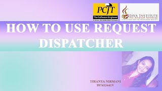 How to use Request Dispatcher