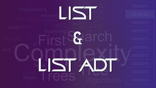 List and List ADT (List Categories)