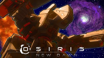 Osiris New Dawn THAT THING IS HUGE! Space Ships and Mech building!