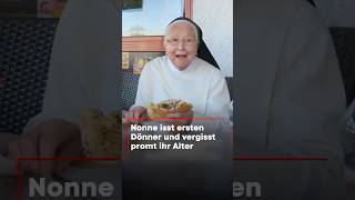 Kulinarische Premiere: Ordensschwester (92) probiert zum ersten Mal