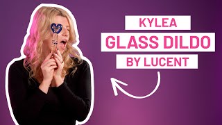 This glass dildo is textured, firm & perfect for g-spot massage! Meet Kylea by Lucent | Quickies