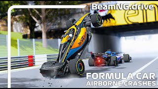 Formula Car Airborne Crashes #2 | BeamNG.drive | F1 MOD |