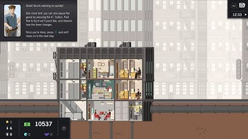 Let’s Play Project Highrise Part 1 (Tutorial) PS4