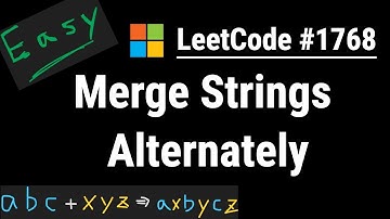 Merge Strings Alternately - LeetCode #1768 - Python, JavaScript, Java and C++