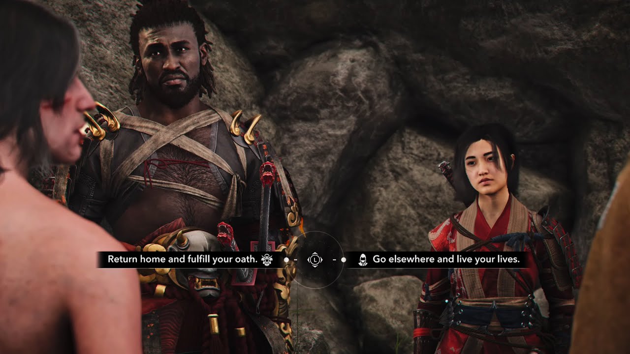 Return Home or Go Elsewhere All Choices - Assassin's Creed Shadows x Attack on Titan