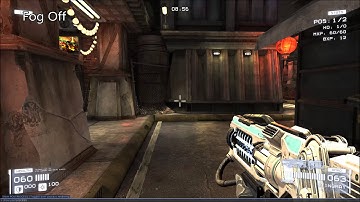 TOXIKK arena FPS | Fog and Post Processing on off comparison