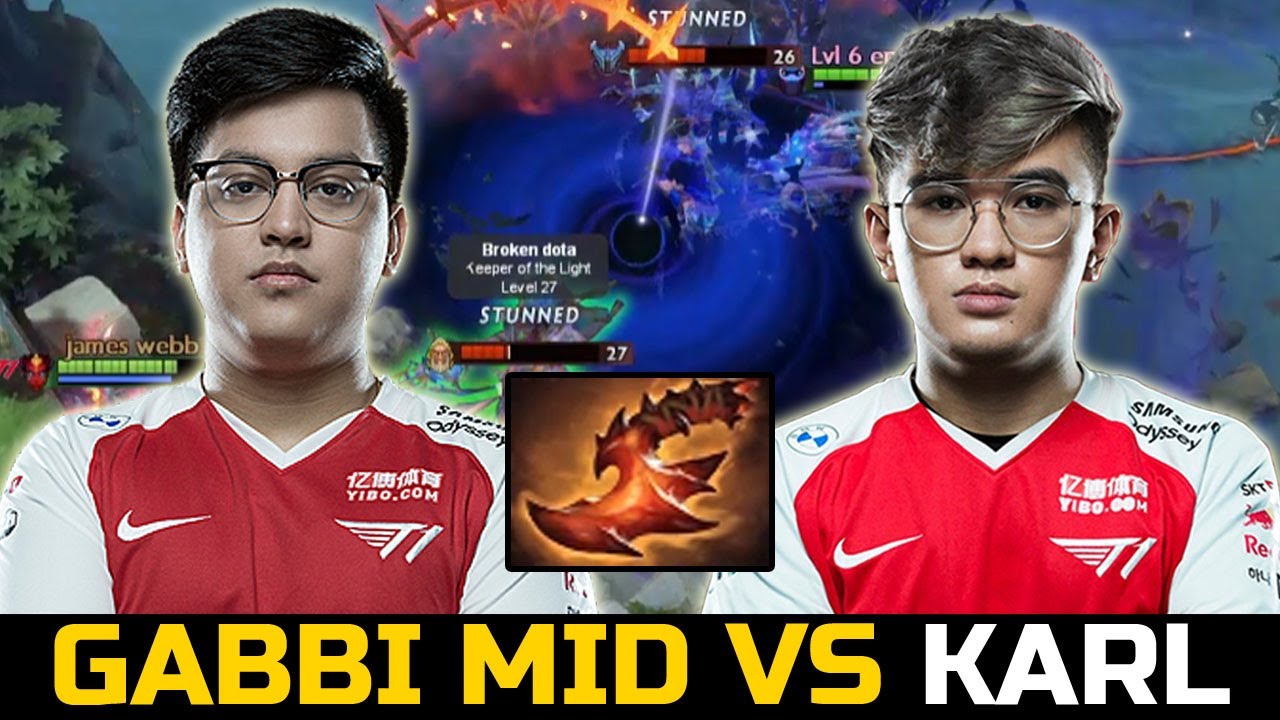 GABBI VS KARL MID BATTLE - OVERWHELMING BLINK QOP DOTA 2