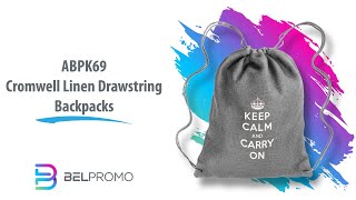 ABPK69 | Cromwell Linen Drawstring Bags