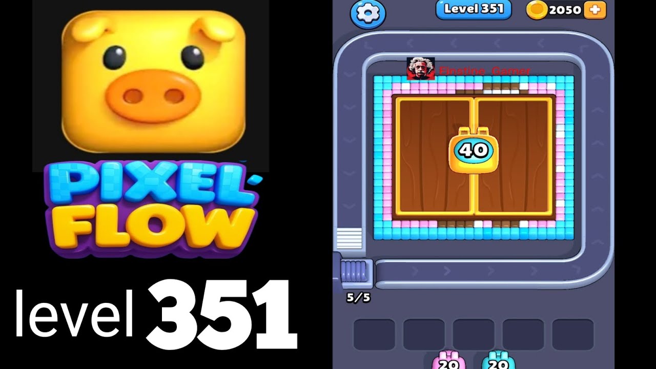 Pixelflow level 351 Guide Walkthrough Solution