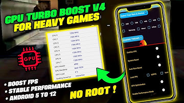 Enable Gpu Turbo Boost + Enable 90FPS Any Android | Fix Lags and Fps Drop - No Root
