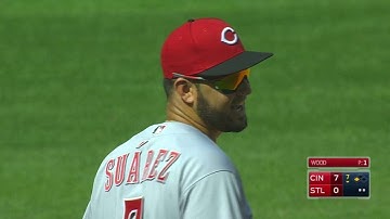 CIN@STL: Suarez makes a great stop to start two