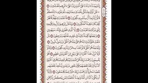 ص 491 القرآن الكريم صفحات بصوت المنشاوي نسخة الإذاعة