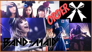 BAND-MAID - Order / PinD Photo Collage / BOSS Coffee and JRock #Shreddawg