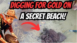 Finding Great GOLD on a Hidden Oregon BEACH!