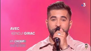 Video thumbnail of "Kendji Girac chante "Vivre ou survivre" de Daniel Balavoine dans les 300 chœurs"