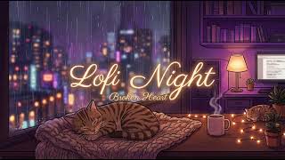 Slow-tempo, relaxing synth-lofi for driving or late-night focus.Soft piano notes and warm vinyl