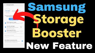 Samsung Storage Booster New Features,Samsung Galaxy Hidden Feature screenshot 4