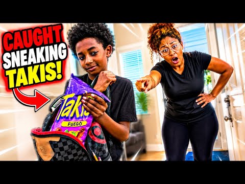 SNEAKY BOY GETS CAUGHT SNEAKING TAKIS HOME, HE INSTANTLY REGRETS IT