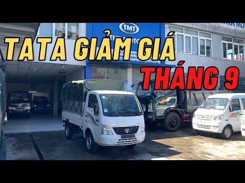 Video Giảm giá xe tải TATA, giá bán của xe tải nhỏ MÁY DẦU... - youtube