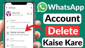 Whatsapp account delete kaise kare | How To Delete Whatsapp Account