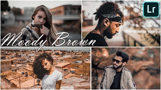 Warm Moody Brown Preset  Lightroom Tutorial