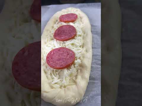 Turkcha Pide-пиде #пицца #рекомендации #food #recipe #rek #cookingchannel #pide #shortsvideo #pizza