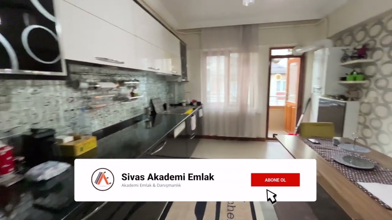 Sivas istasyon Caddesi Yanında Cami Kebir Mahallesinde SATILIK Masrafsız, Asansörlü 170 m2 4+1 Daire