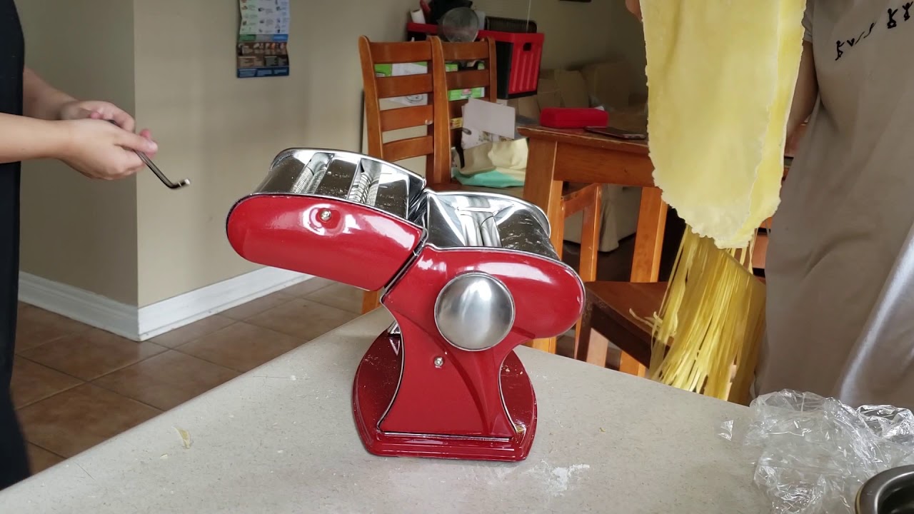 Pasta Making with Pasta Machine YouTube