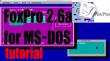 FoxPro 2.6a for MS-DOS complete tutorial for beginners - April 2024 - 42c241d9
