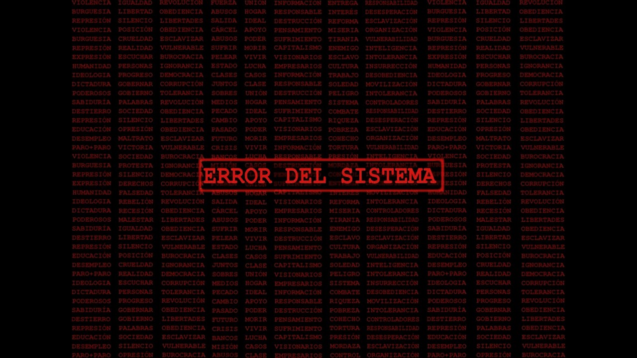 Error del sistema - Orgullo de clase