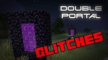 Double Portals Glitches for Minecarts Portal in Nether Minecraft Java Edition 1.17